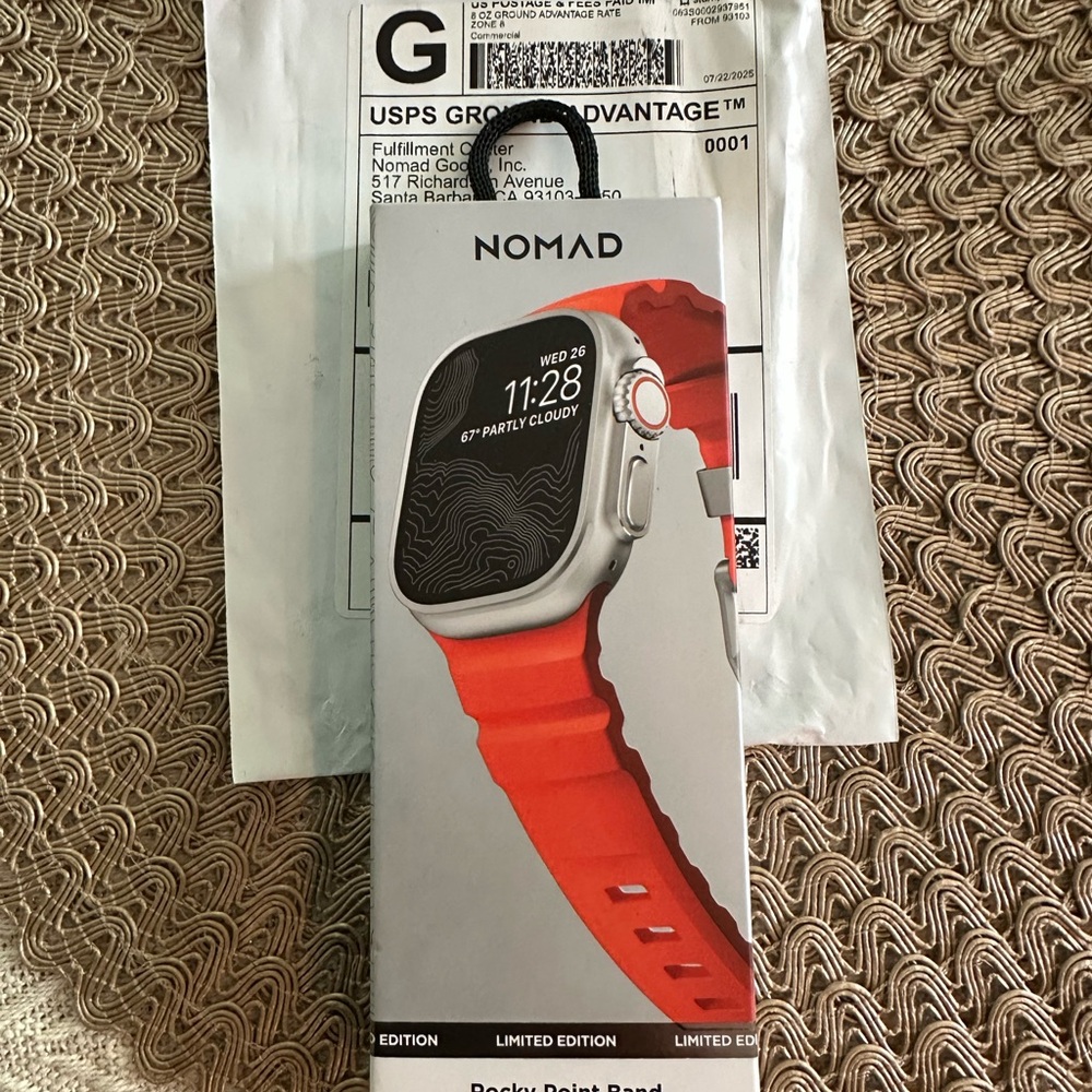 Nomad Limited Edition Smartwatch with Red Band